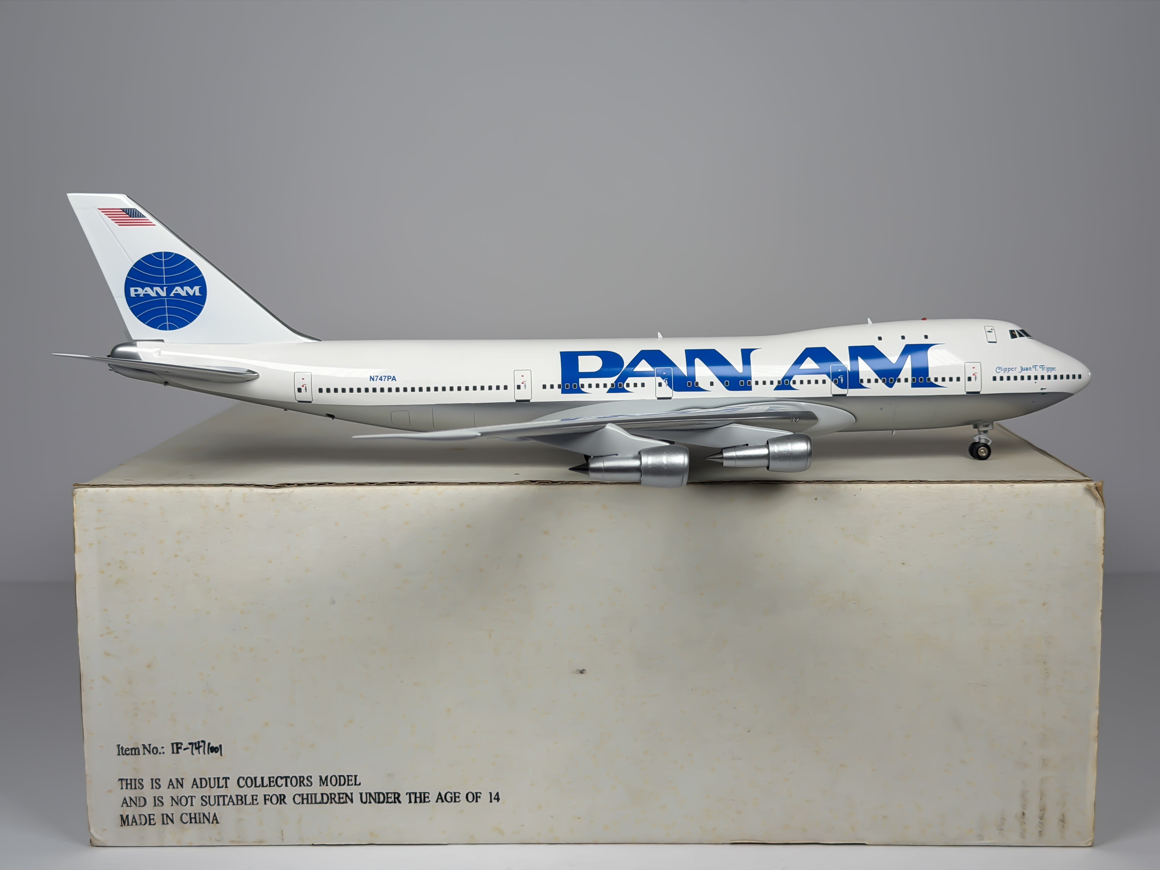 Pan American Boeing 747-100 1:200 Inflight200 N747PA (IF7471001)