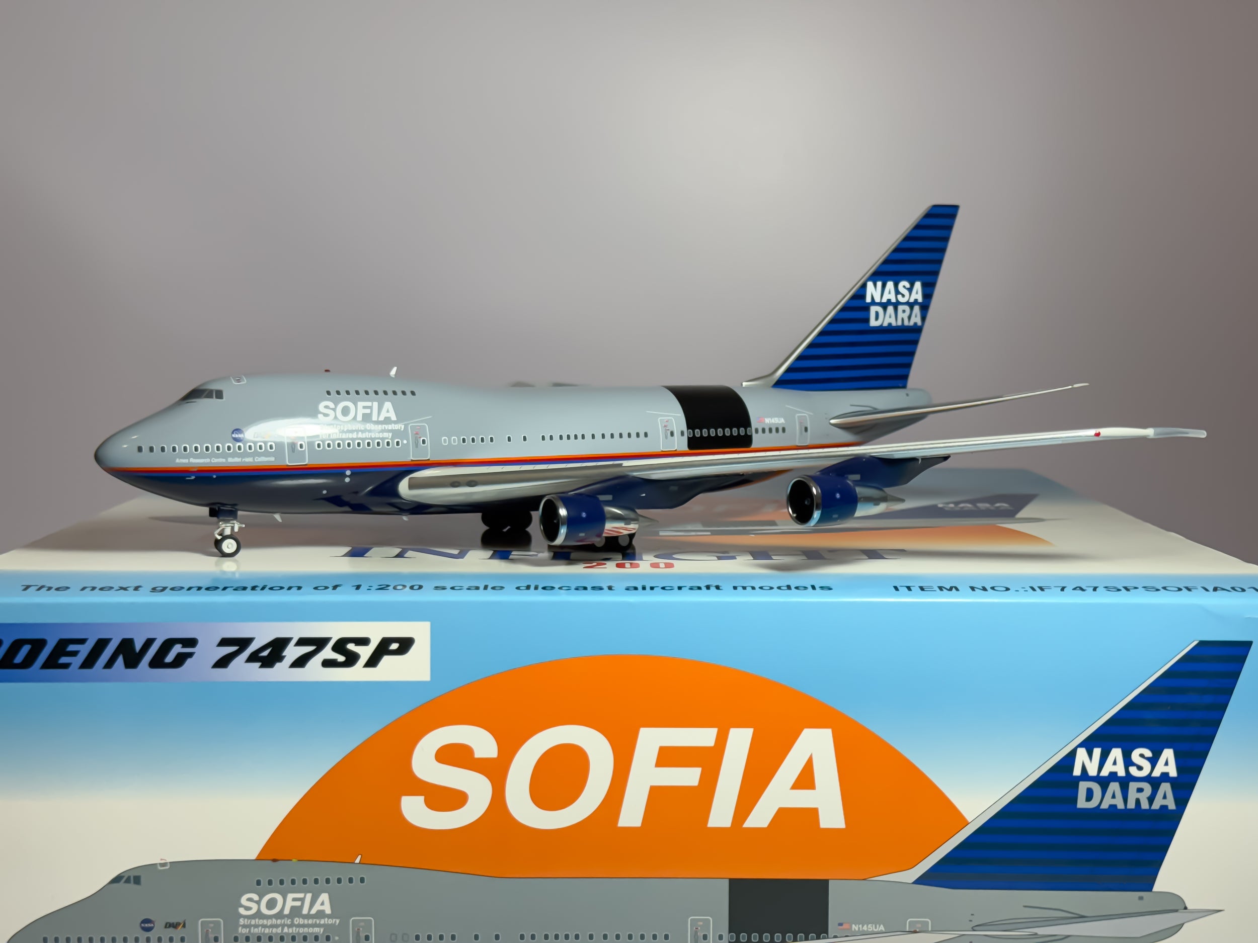 NASA Boeing 747SP 1:200 Inflight200 N145UA (IF747SPSOFIA01)