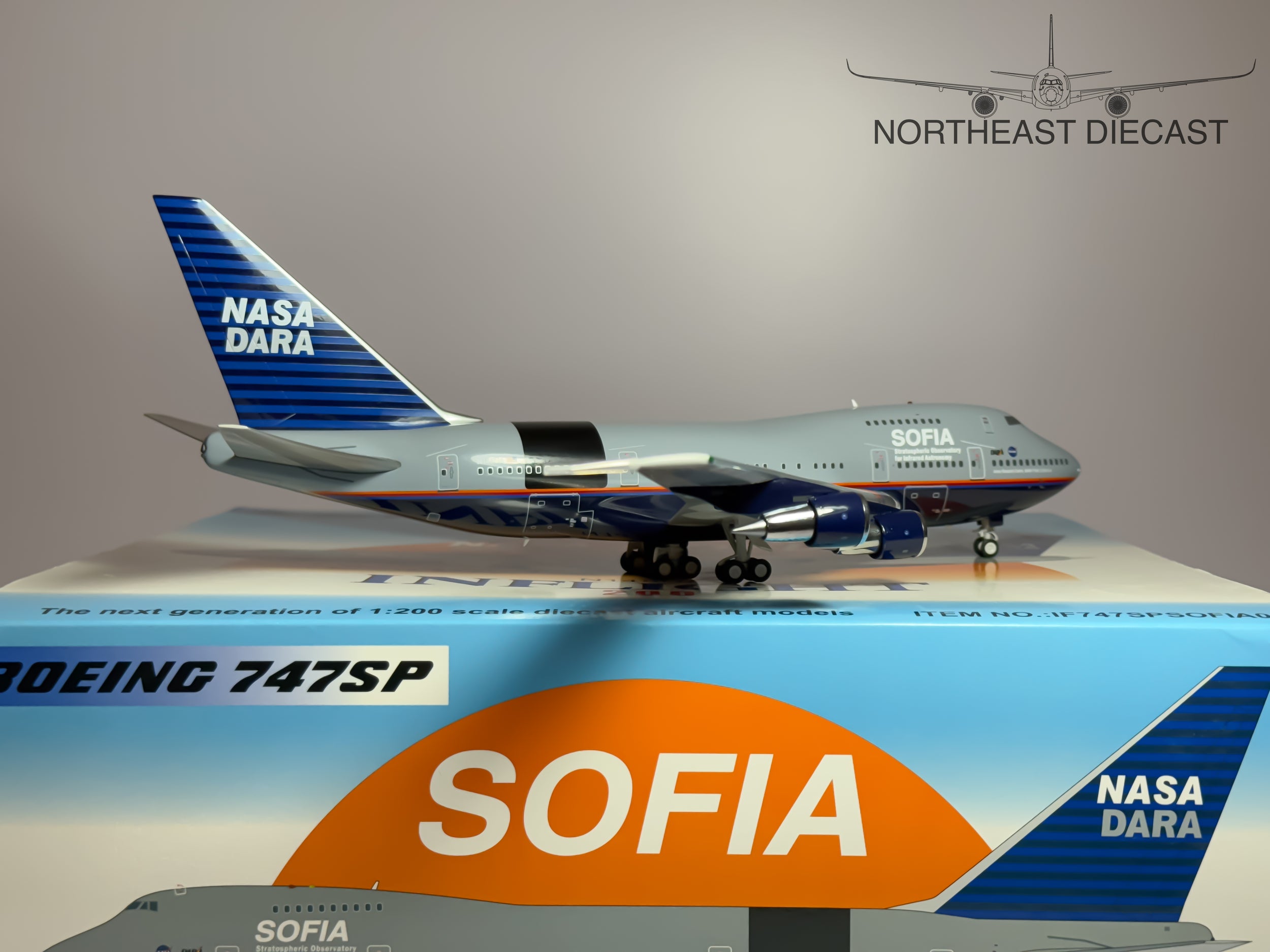 NASA Boeing 747SP 1:200 Inflight200 N145UA (IF747SPSOFIA01)