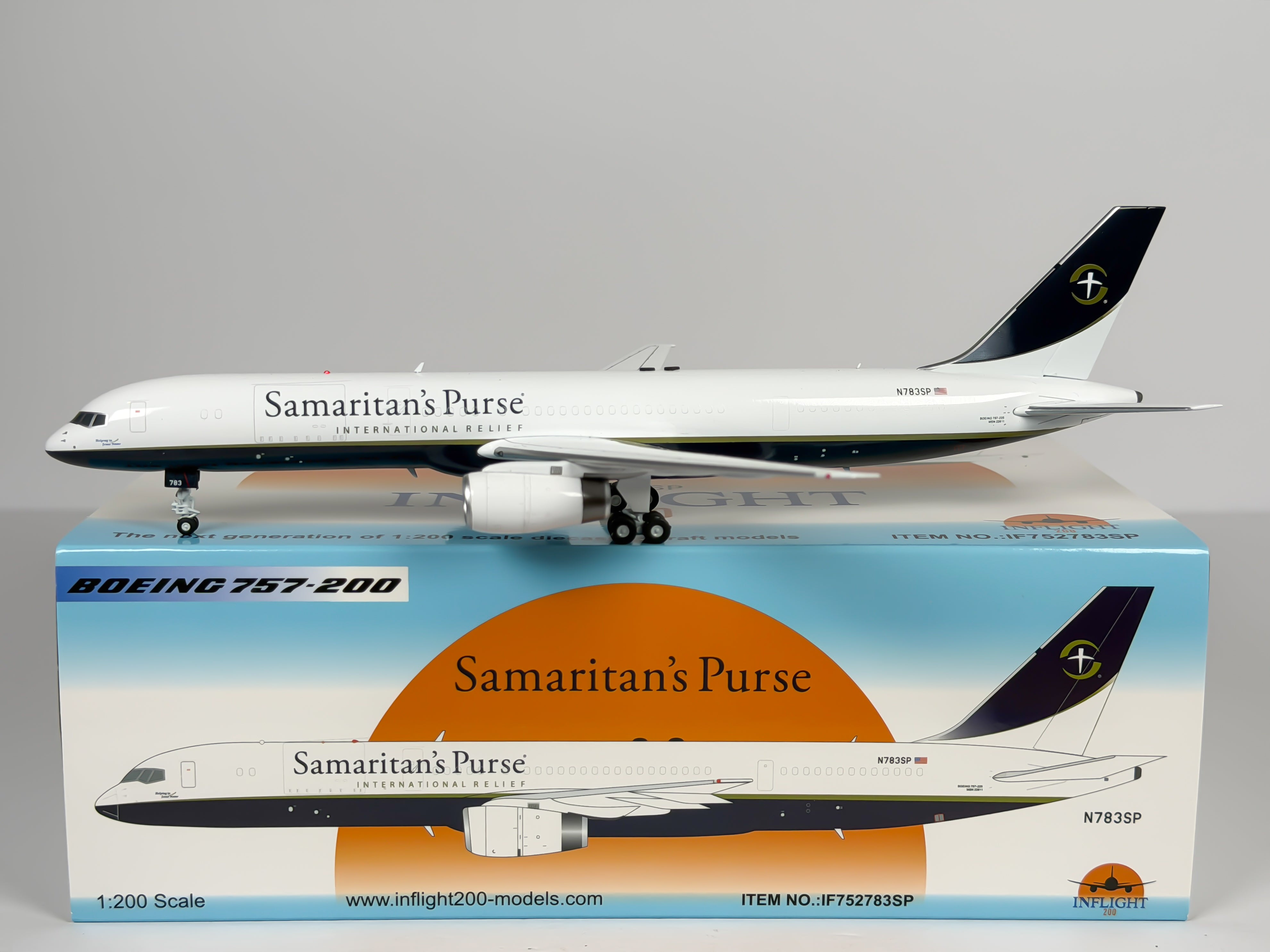 Samaritan's Purse Boeing 757-200 1:200 Inflight200 N783SP (IF752783SP)