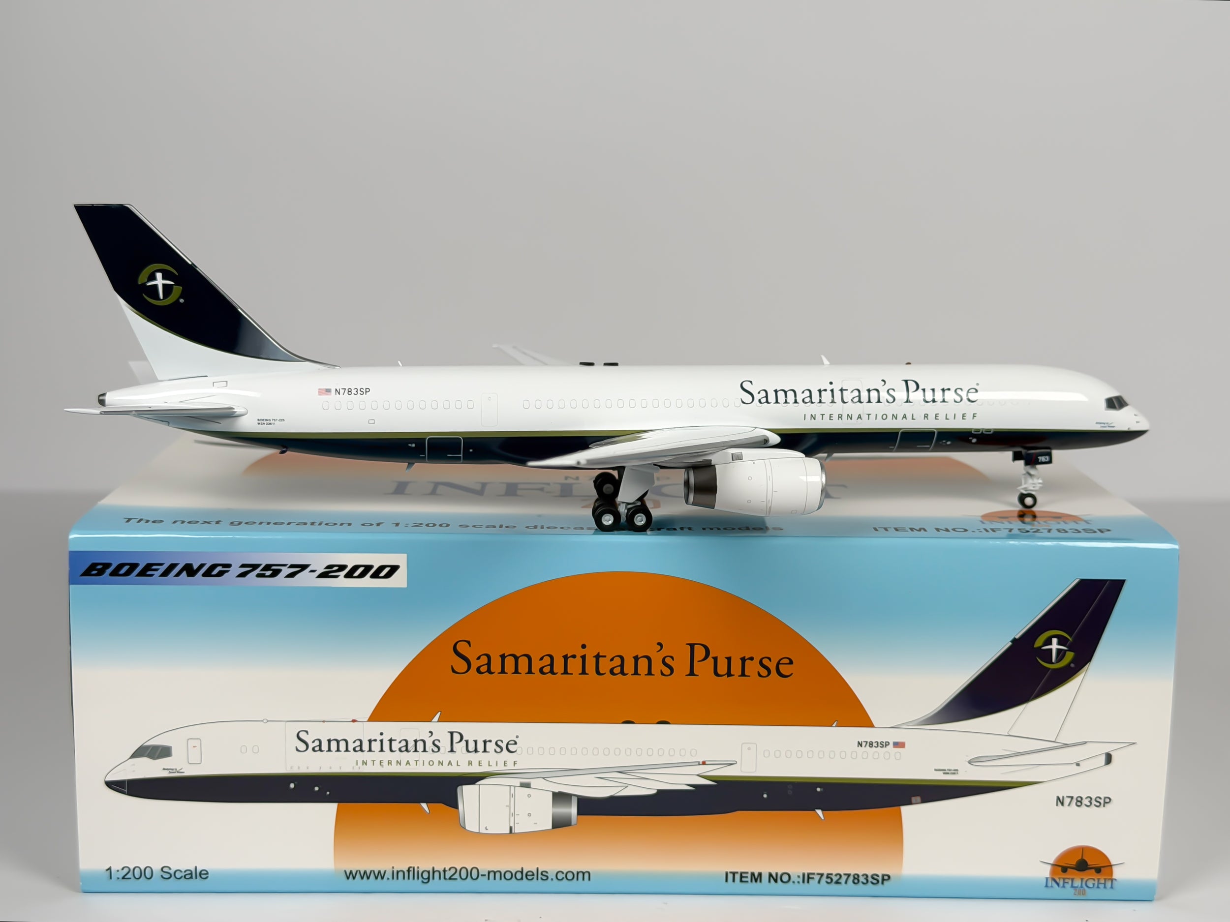 Samaritan's Purse Boeing 757-200 1:200 Inflight200 N783SP (IF752783SP)