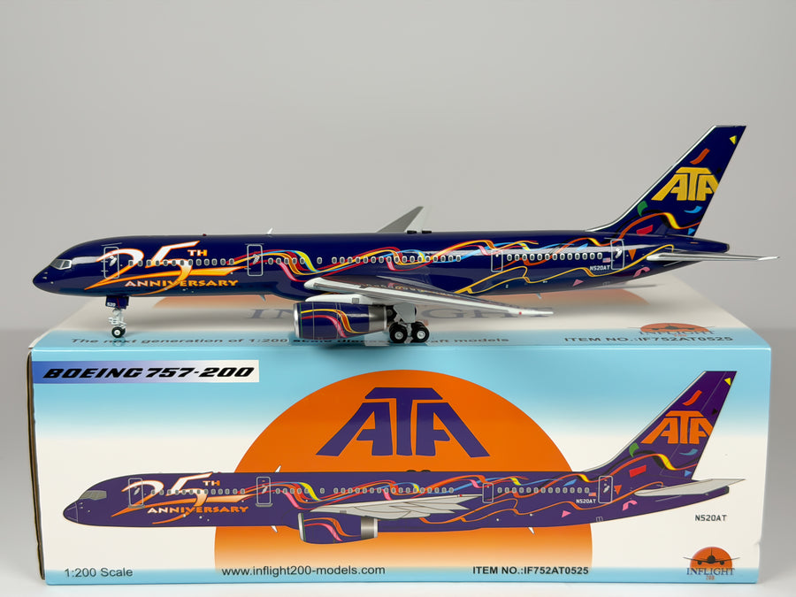American Trans Air (ATA) Boeing 757-200 1:200 Inflight200 N520AT (IF752AT0525)