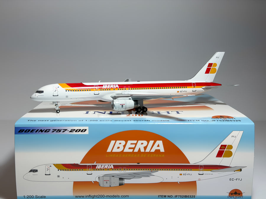Iberia Boeing 757-200 1:200 Inflight200 EC-FYJ (IF752IB0325)