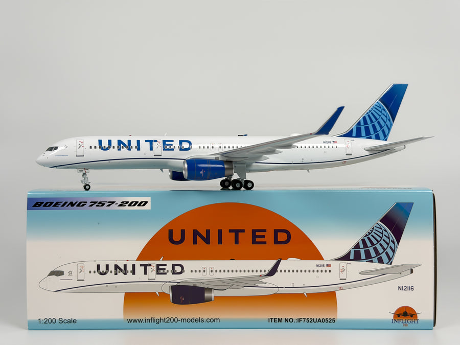 United Airlines Boeing 757-200 1:200 Inflight200 N12116 (IF752UA0525)
