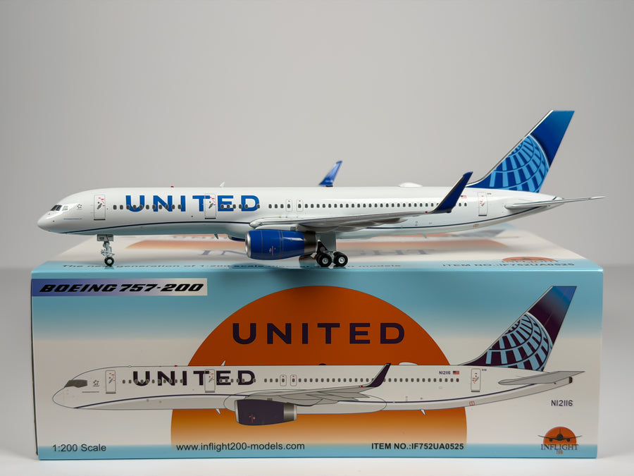 United Airlines Boeing 757-200 1:200 Inflight200 N12116 (IF752UA0525)