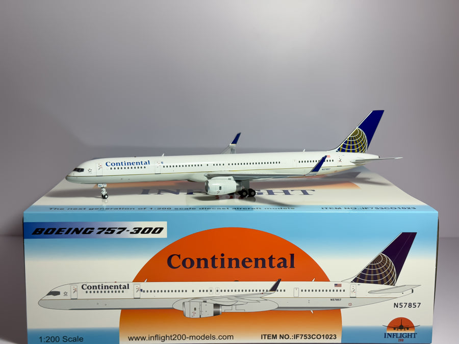 Continental Airlines Boeing 757-300 1:200 Inflight200 N57857 (IF753CO1023)