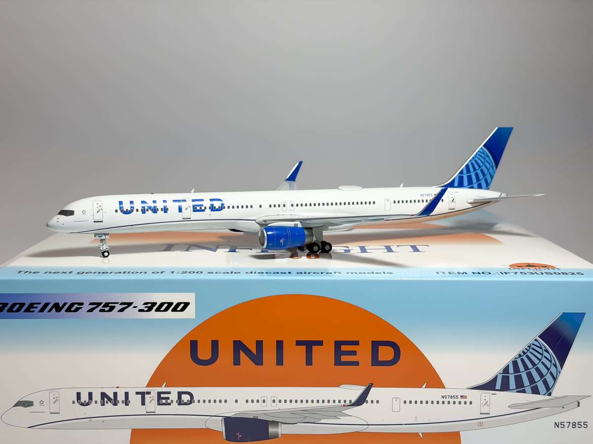 United Airlines Boeing 757-300 1:200 Inflight200 N57855 (IF753US0825)