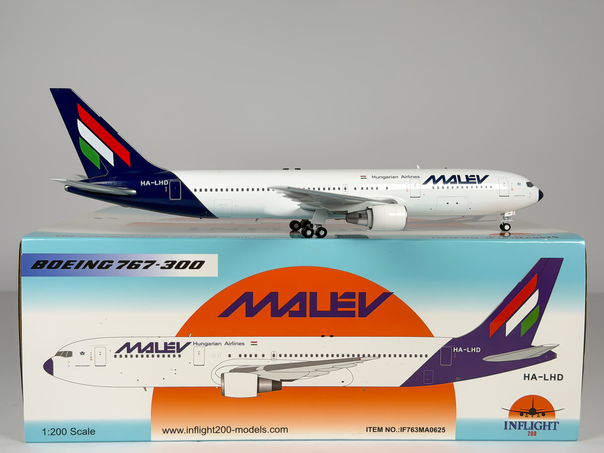 MALEV Boeing 767-300 1:200 Inflight200 HA-LHD (IF763MA0625)
