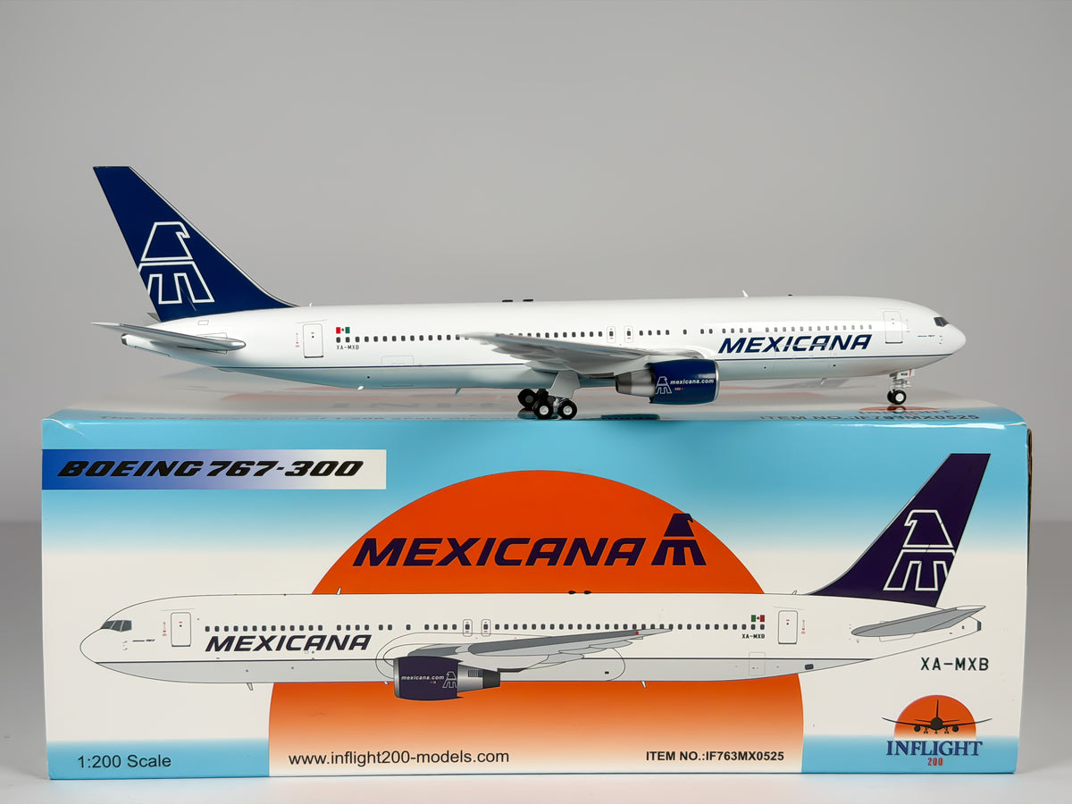 Mexicana Boeing 767-300 1:200 Inflight200 XA-MXB (IF763MX0525)