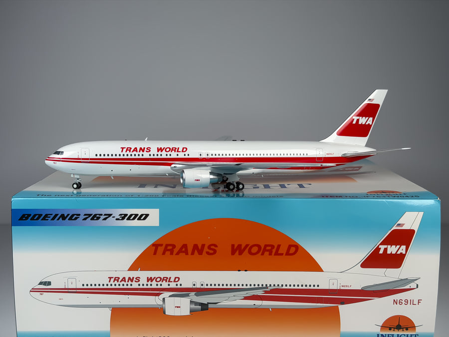 Trans World Airlines (TWA) Boeing 767-300 1:200 Inflight200 N691LF (IF763TW0425)