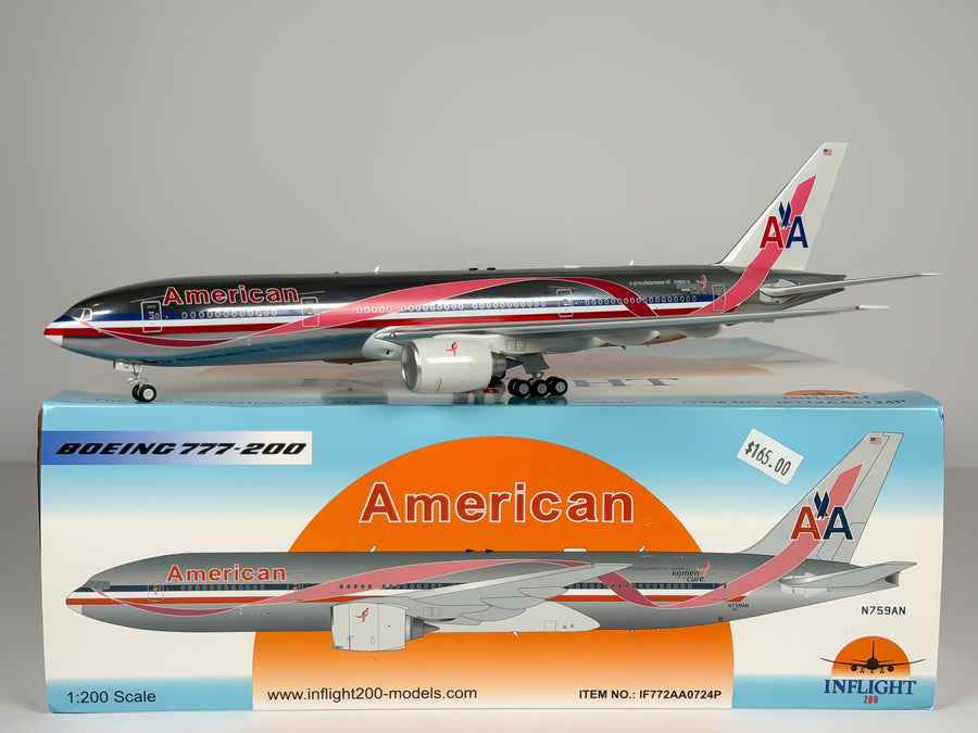American Airlines Boeing 777-200 1:200 Inflight200 N759AN (IF772AA0724P)
