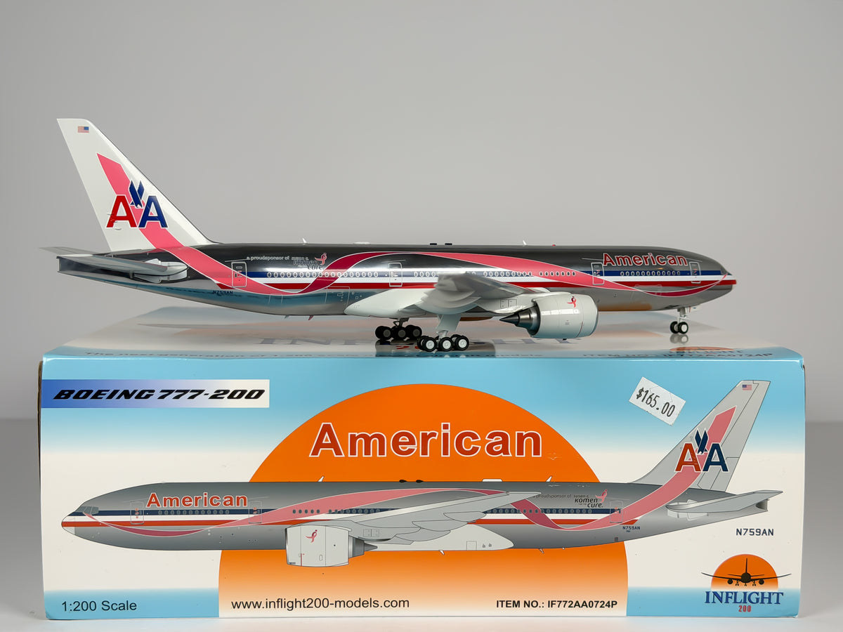 American Airlines Boeing 777-200 1:200 Inflight200 N759AN (IF772AA0724P)