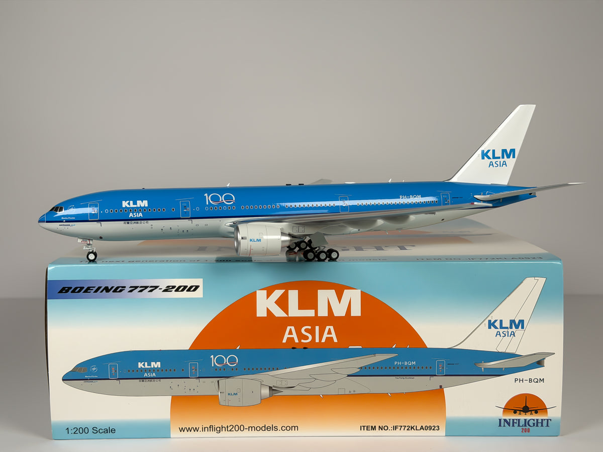 KLM Asia Boeing 777-200ER 1:200 Inflight200 PH-BQM (IF772KLA0923)