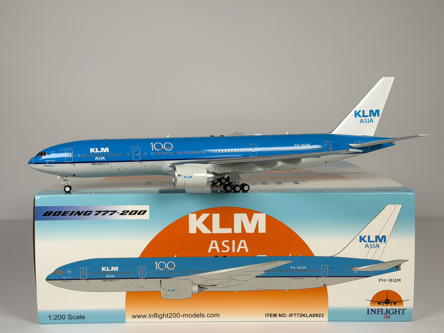 KLM Asia Boeing 777-200ER 1:200 Inflight200 PH-BQM (IF772KLA0923)