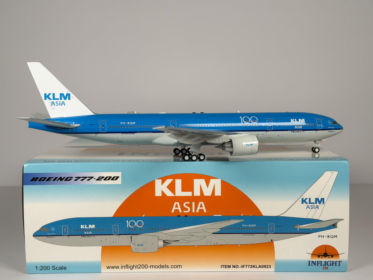 KLM Asia Boeing 777-200ER 1:200 Inflight200 PH-BQM (IF772KLA0923)