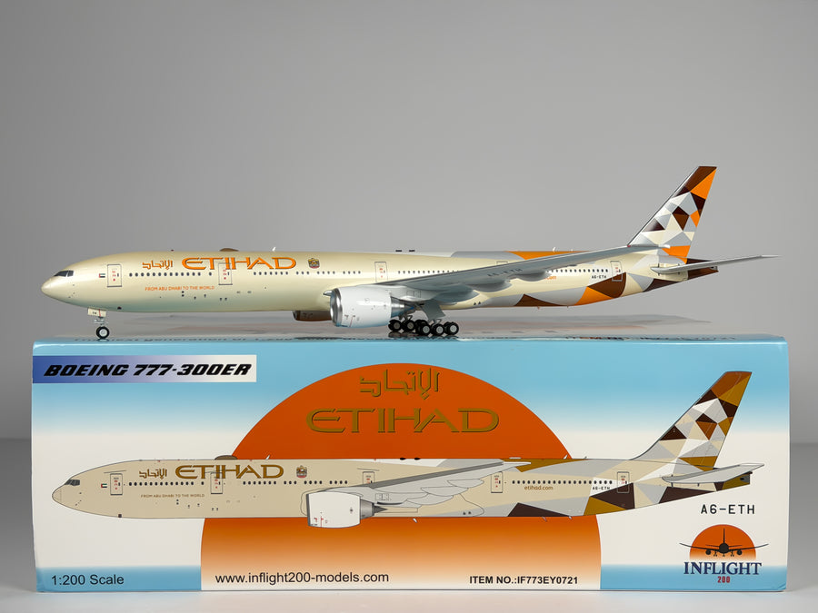 Etihad Airways Boeing 777-300ER 1:200 Inflight200 A6-ETH (IF773EY0721)