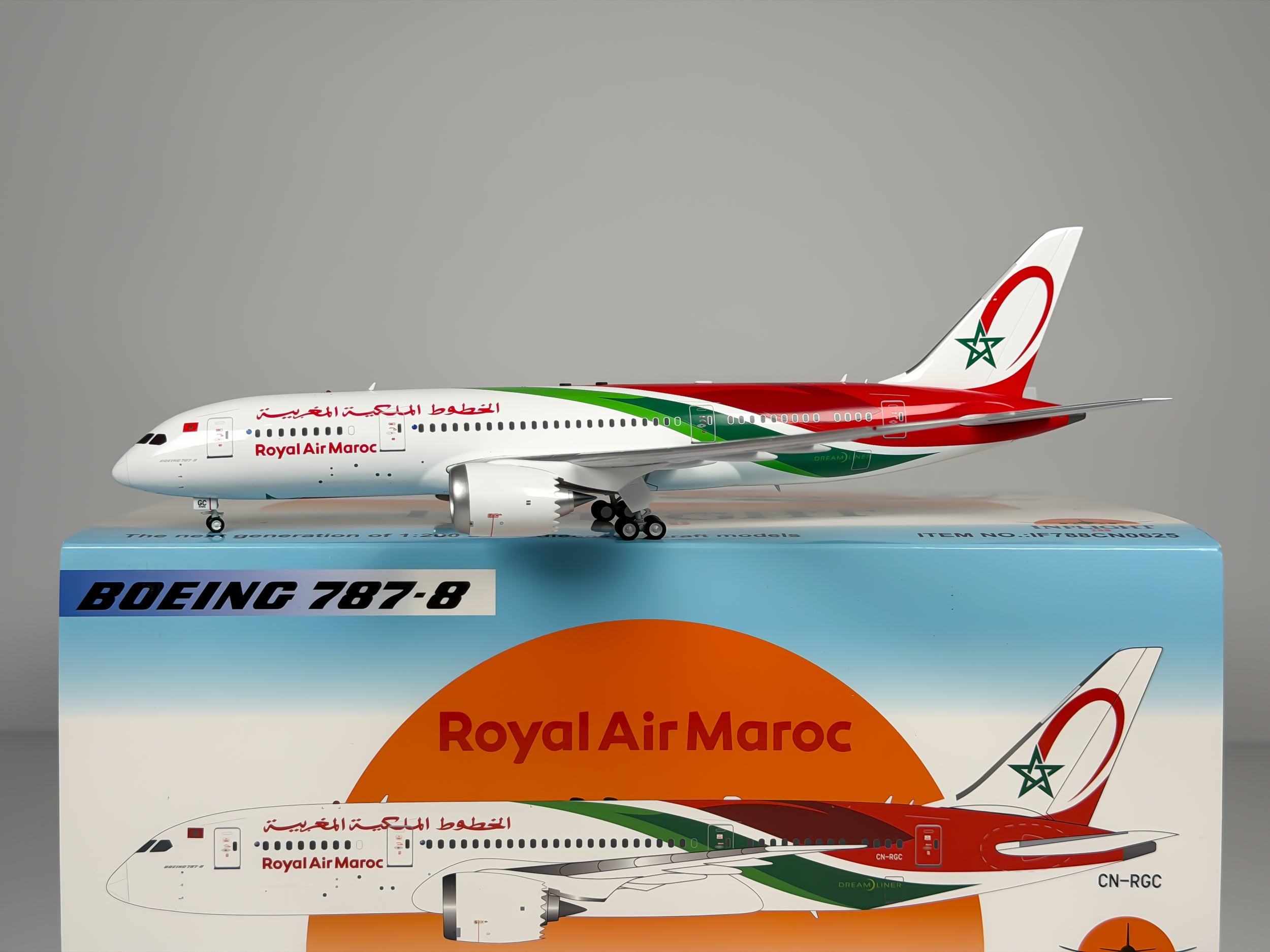 Royal Air Maroc Boeing 787-8 1:200 Inflight200 CN-RGC (IF788CN0625)