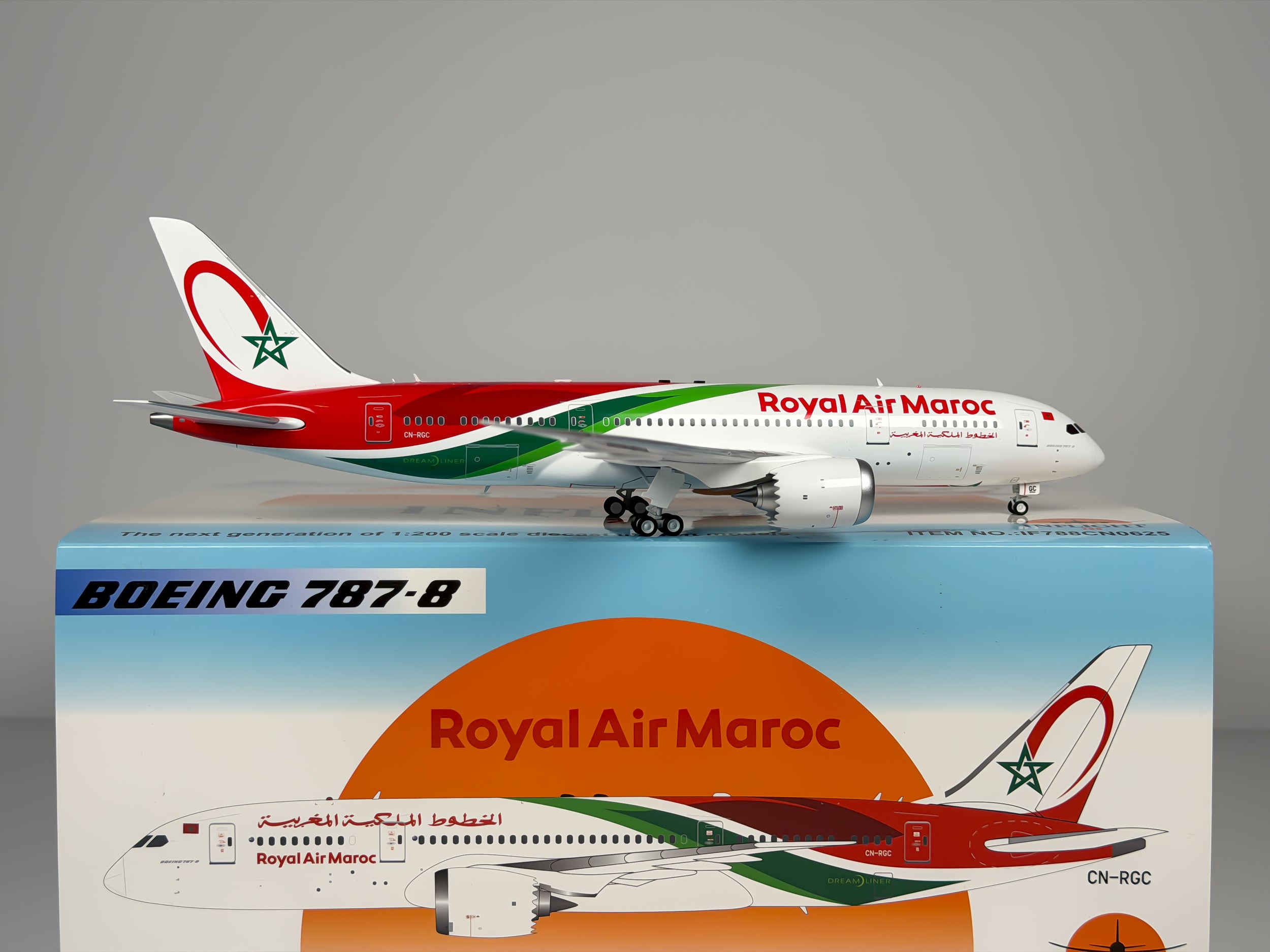 Royal Air Maroc Boeing 787-8 1:200 Inflight200 CN-RGC (IF788CN0625)
