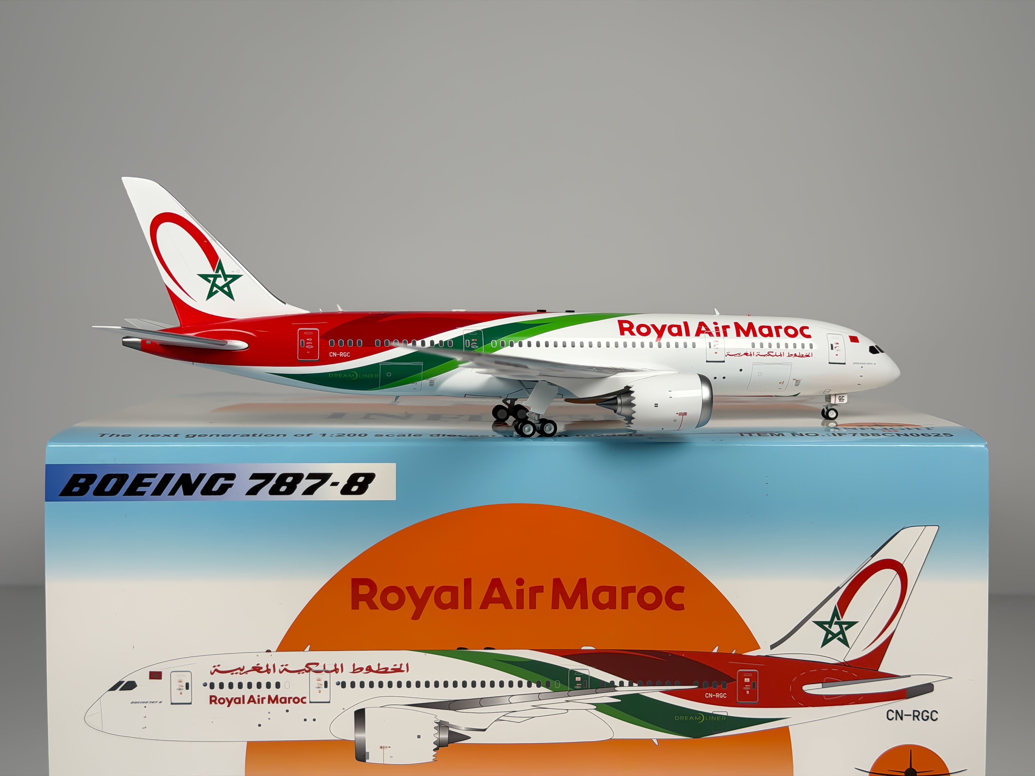 Royal Air Maroc Boeing 787-8 1:200 Inflight200 CN-RGC (IF788CN0625)