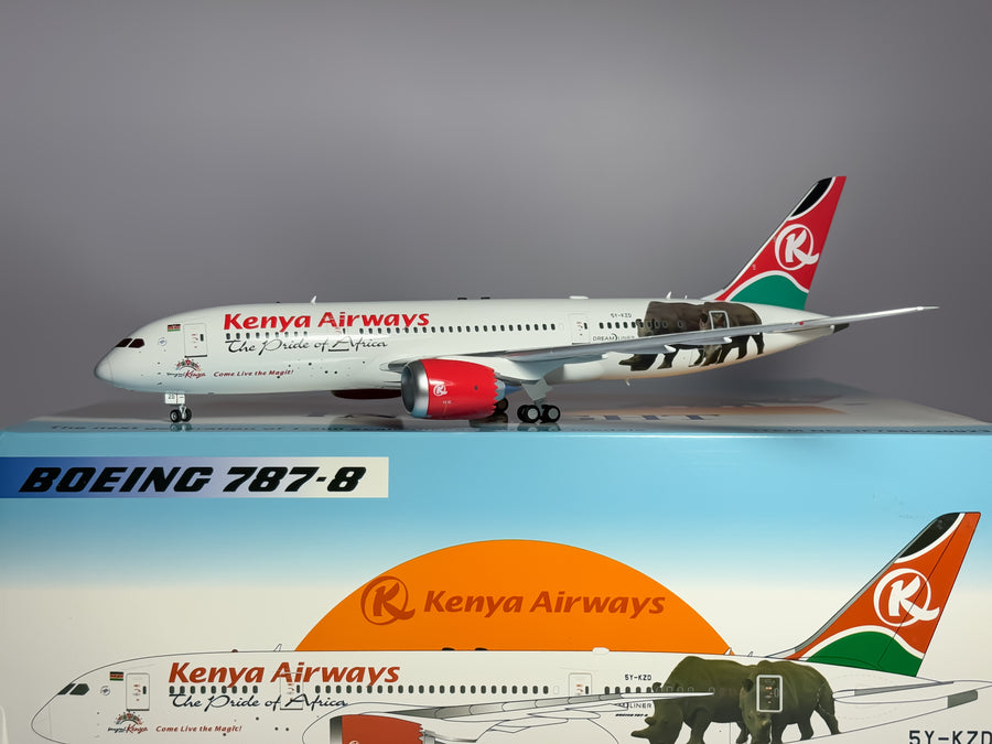 Kenya Airways Boeing 787-8 1:200 Inflight200 5Y-KZD (IF788KQ0923)