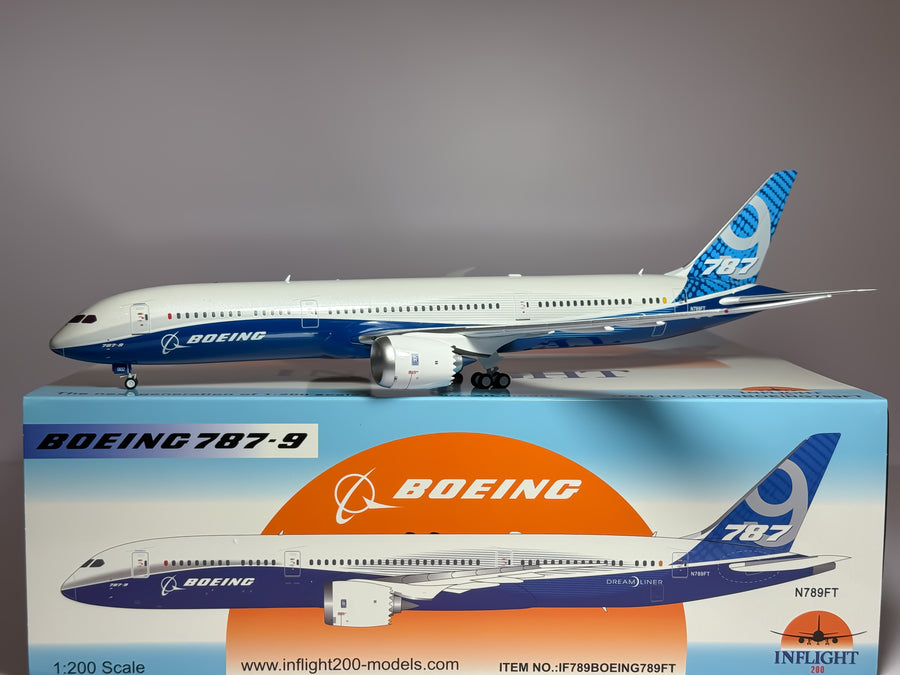 Boeing House Boeing 787-9 1:200 Inflight200 N789FT (IF789BOEING789FT)