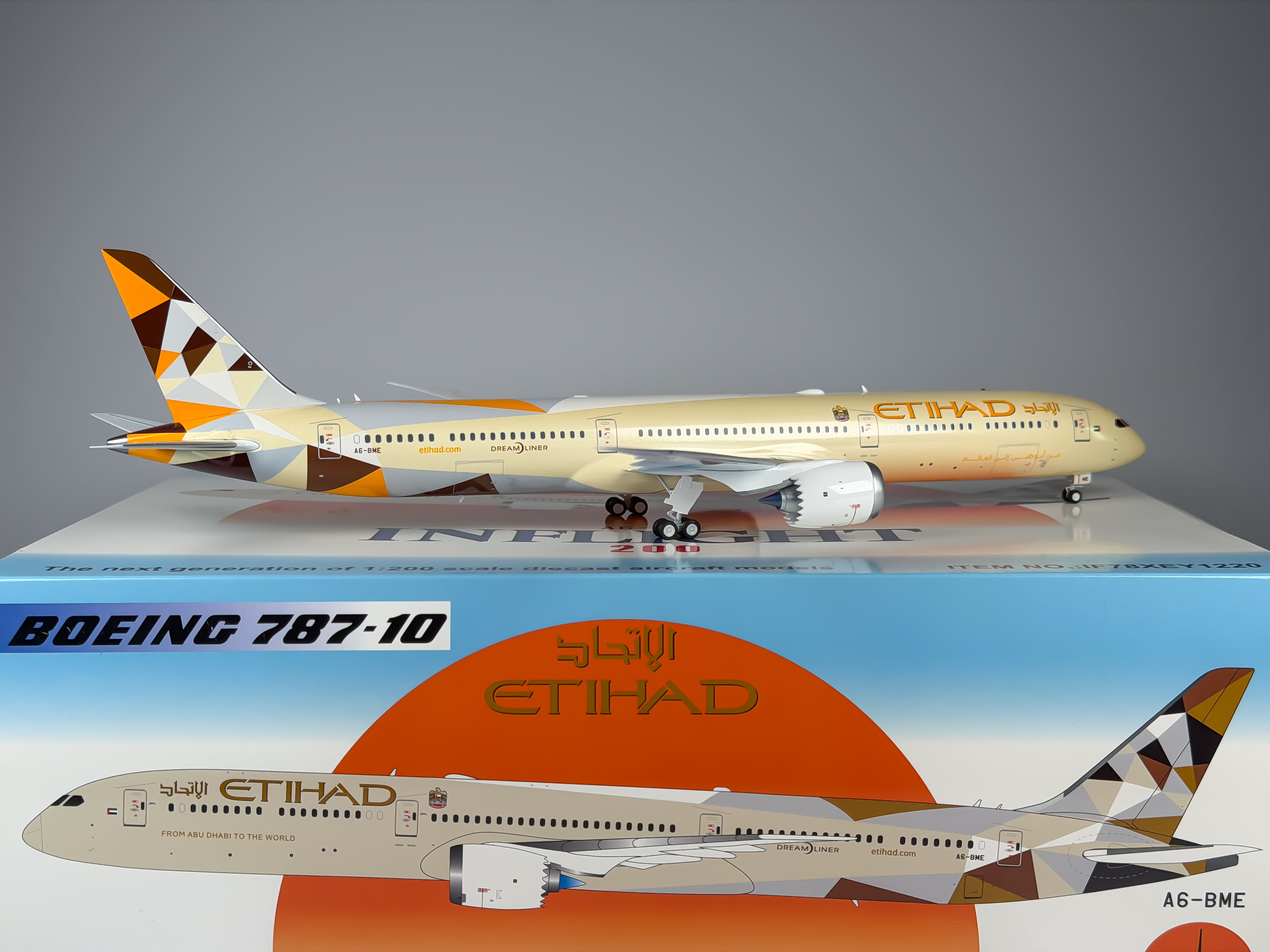 Etihad Airways Boeing 787-10 1:200 Inflight200 A6-BME (IF78XEY1220)