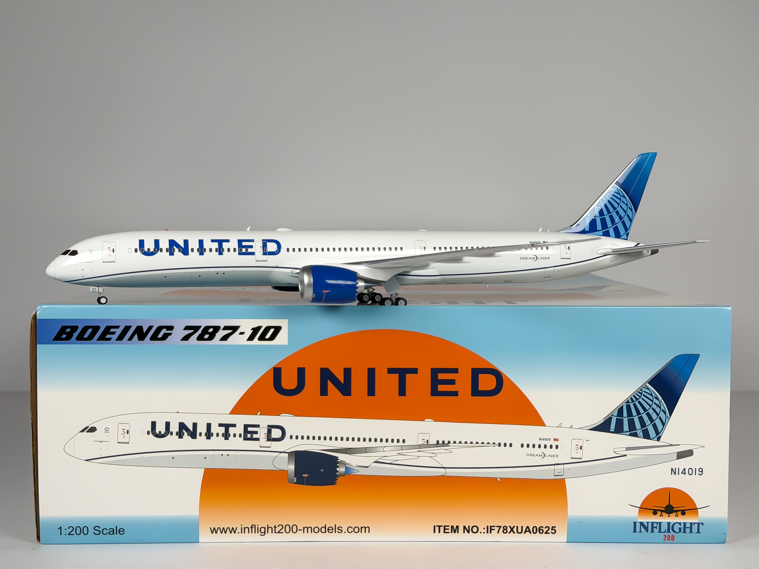 United Airlines Boeing 787-10 1:200 Inflight200 N14019 (IF78XUA0625)