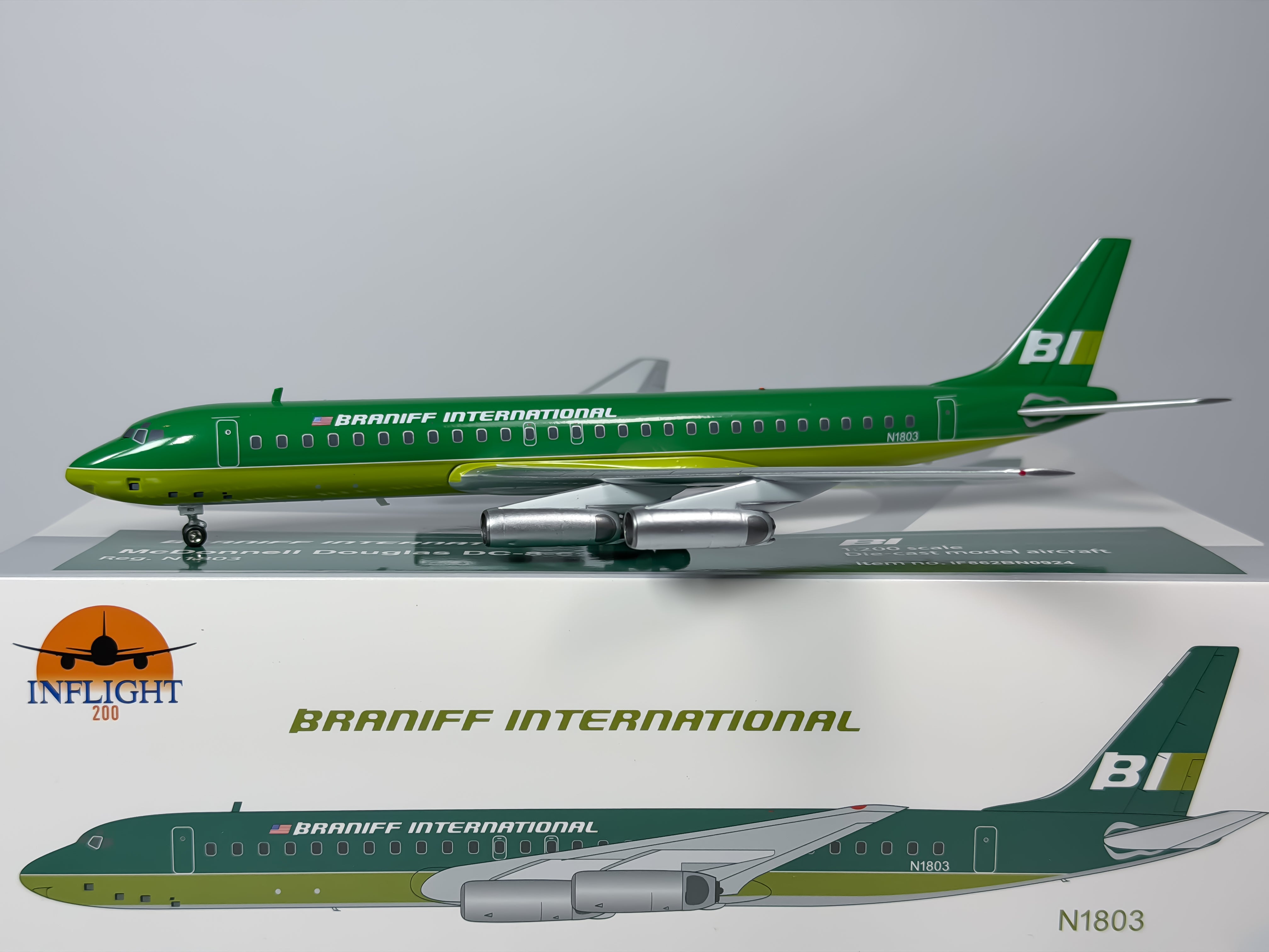 Douglas DC-8 Diecast Aircraft Models · Northeast Diecast