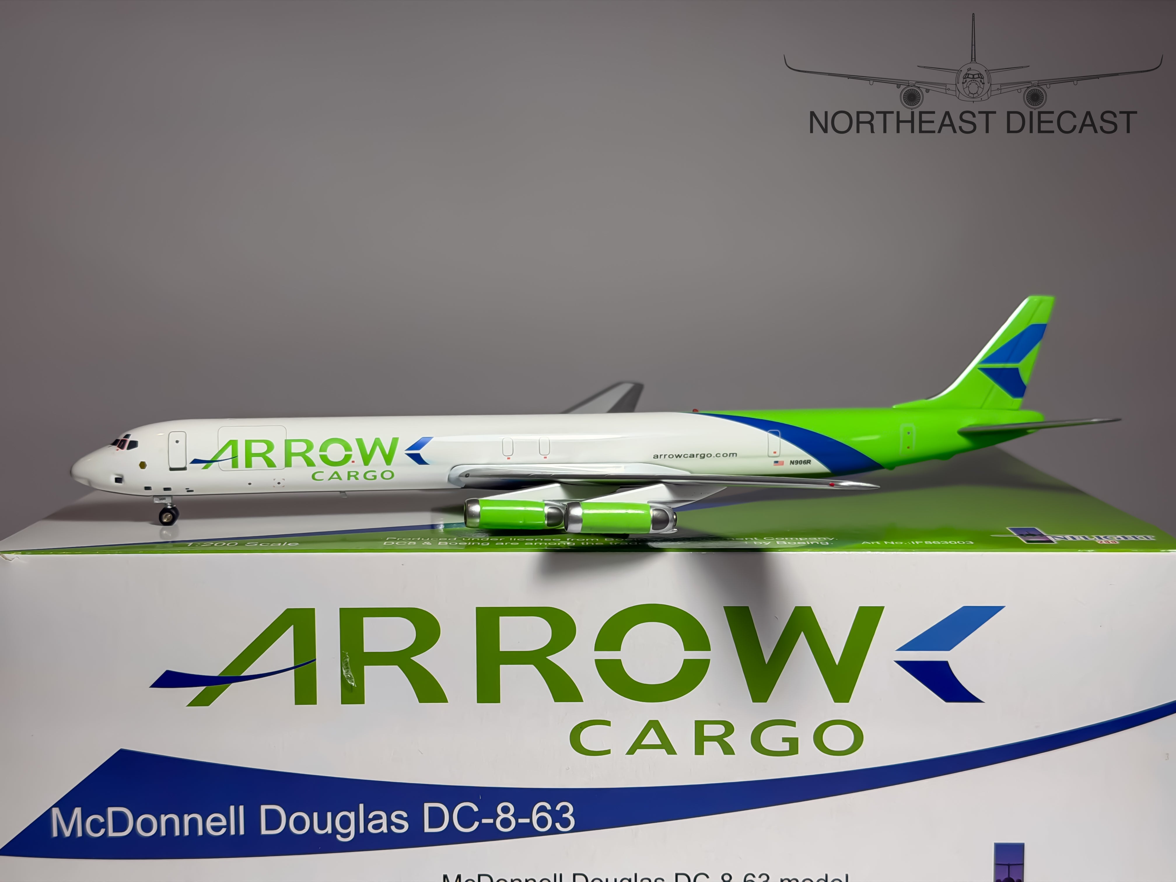 Arrow Air Douglas DC-8-63F 1:200 Inflight200 N906R (IF863003)