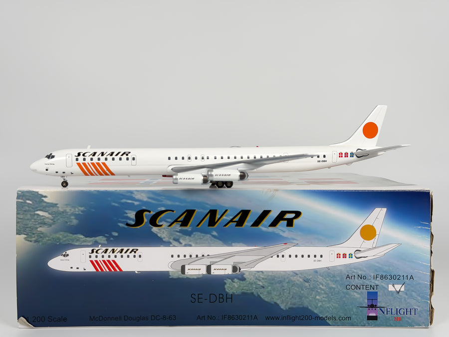 Scandinavian Airlines (SAS) Douglas DC-8-63 1:200 InFlight200 SE-DBH (IF8630211A)