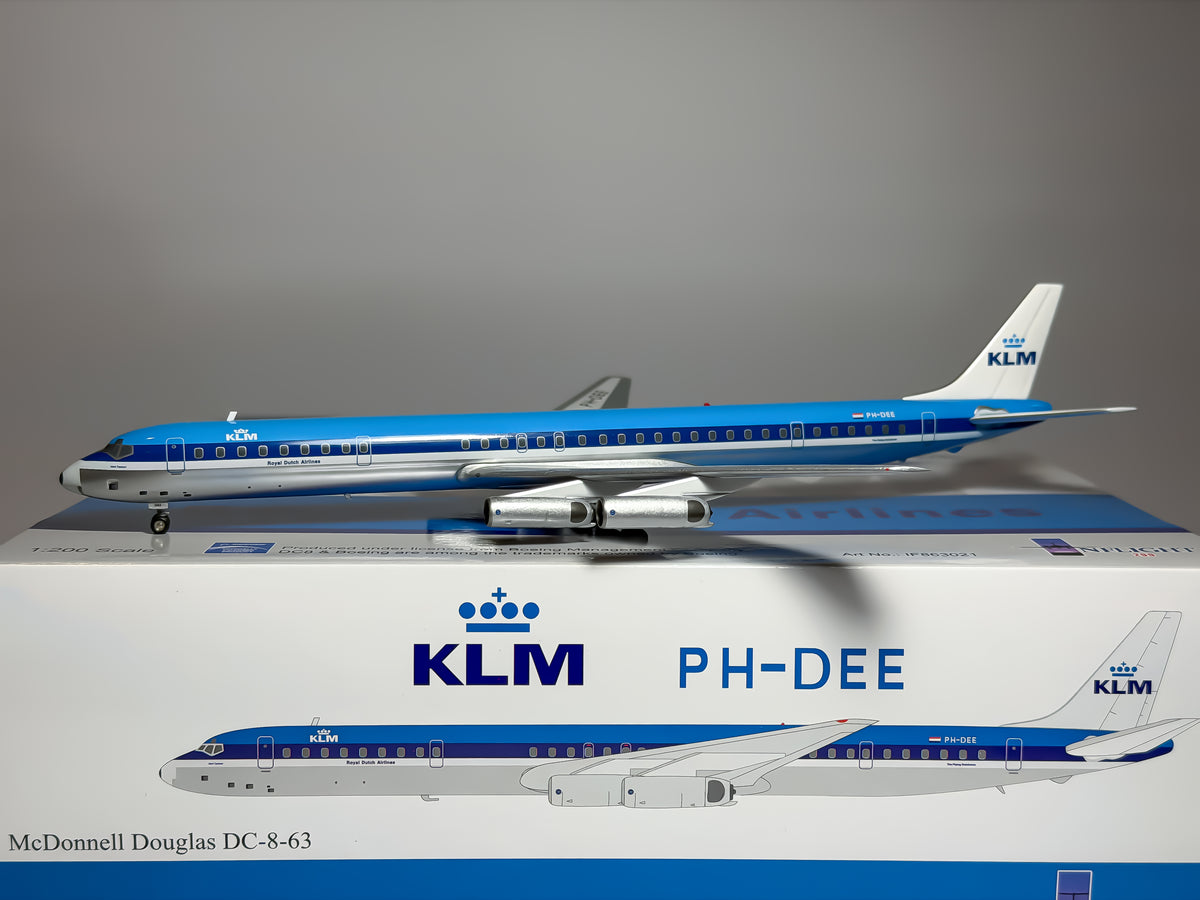 KLM Royal Dutch Douglas DC-8-63 1:200 Inflight200 PH-DEE (IF863021)