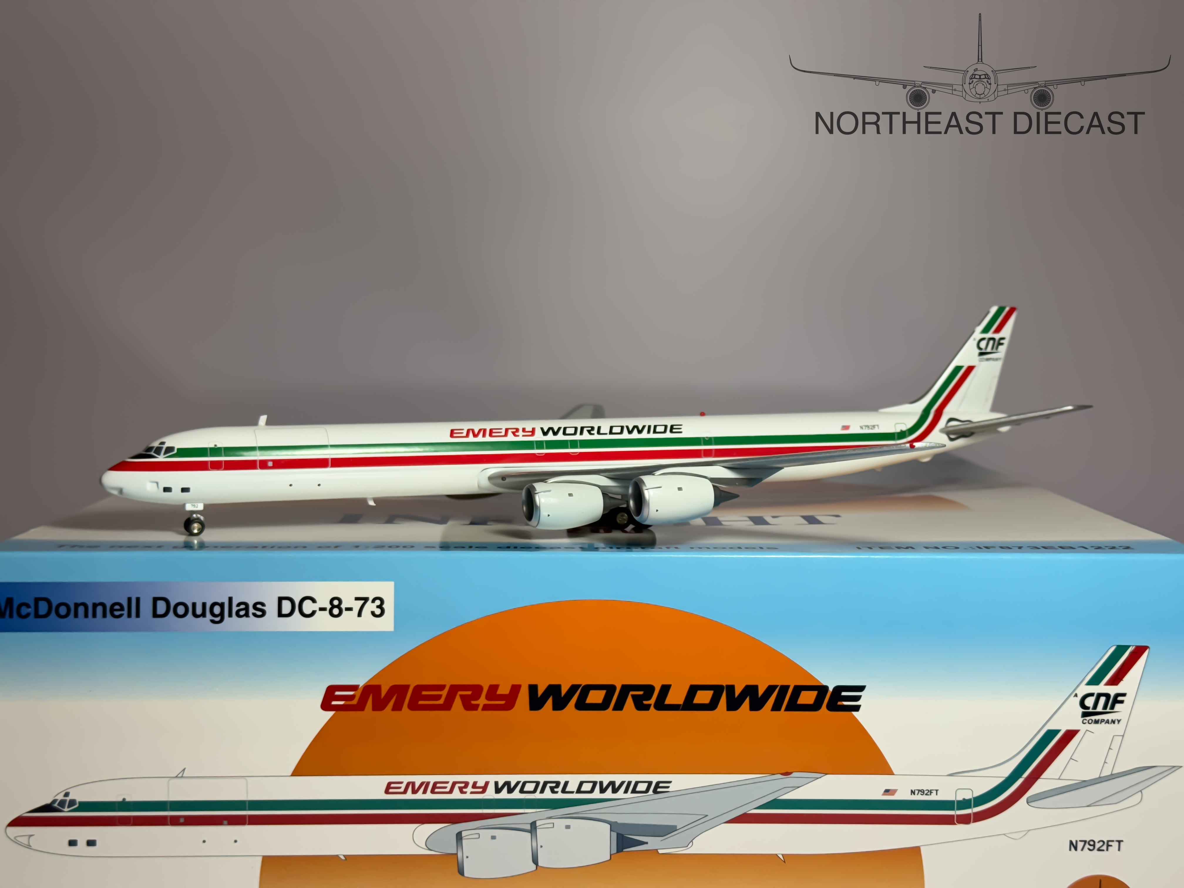 Douglas DC-8 Diecast Aircraft Models · Northeast Diecast