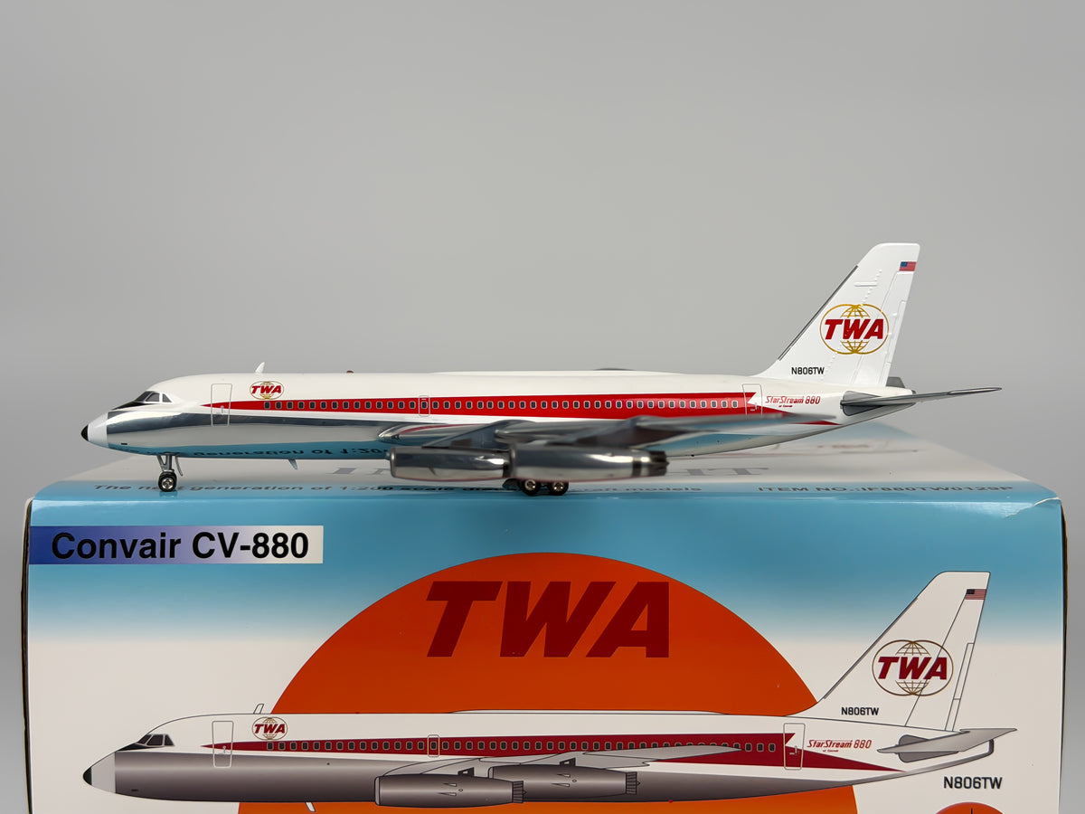 Trans World Airlines (TWA) Convair CV-880 1:200 InFlight200 N806TW (IF880TW0129P)