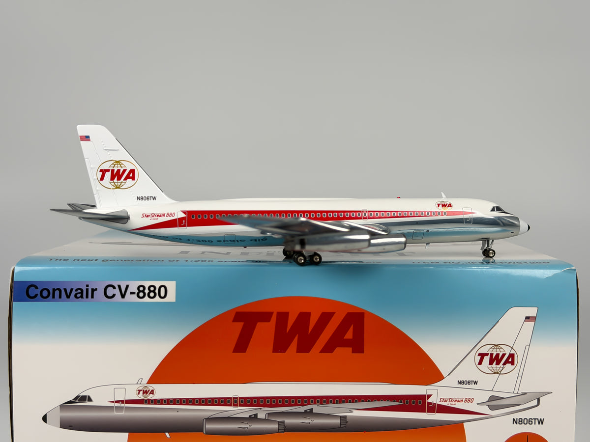 Trans World Airlines (TWA) Convair CV-880 1:200 InFlight200 N806TW (IF880TW0129P)