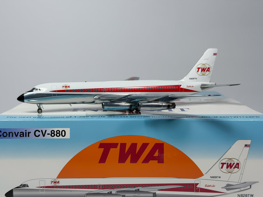 Trans World Airlines (TWA) Convair CV-880 1:200 Inflight200 N828TW (IF880TW1124PR)