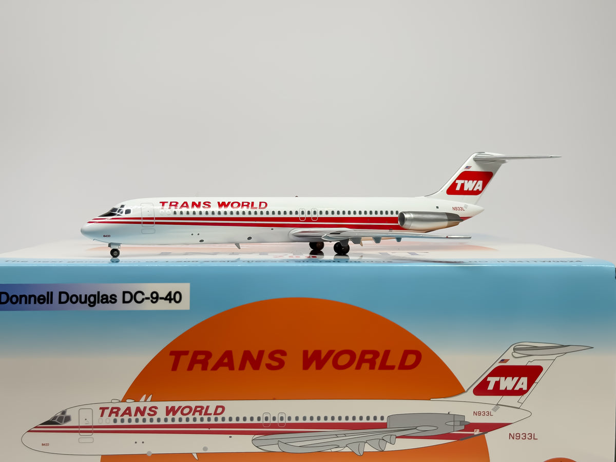 TWA Trans World Airlines Douglas DC-9-40 1:200 Inflight200 N933L (IF941TW0624)