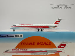 TWA Trans World Airlines Douglas DC-9-40 1:200 Inflight200 N933L (IF941TW0624)