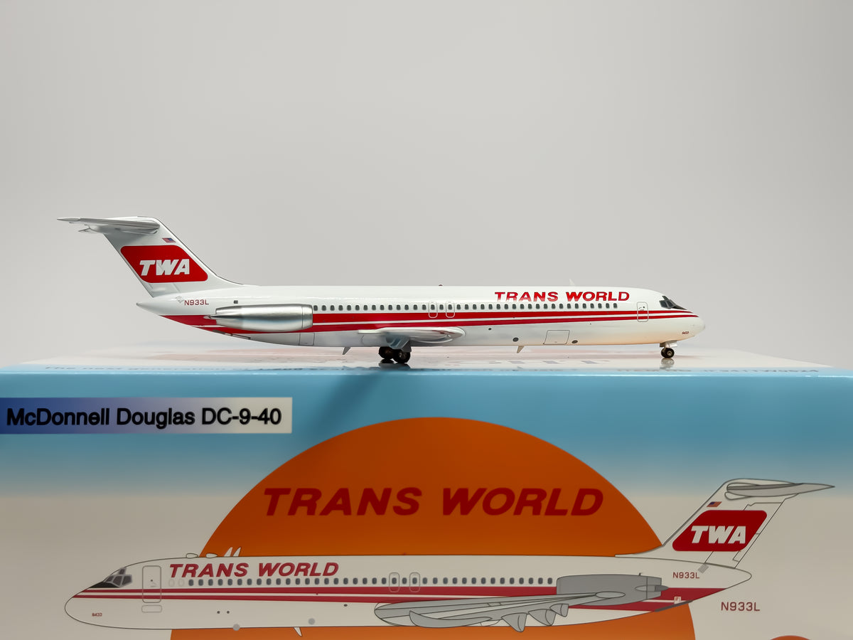 TWA Trans World Airlines Douglas DC-9-40 1:200 Inflight200 N933L (IF941TW0624)