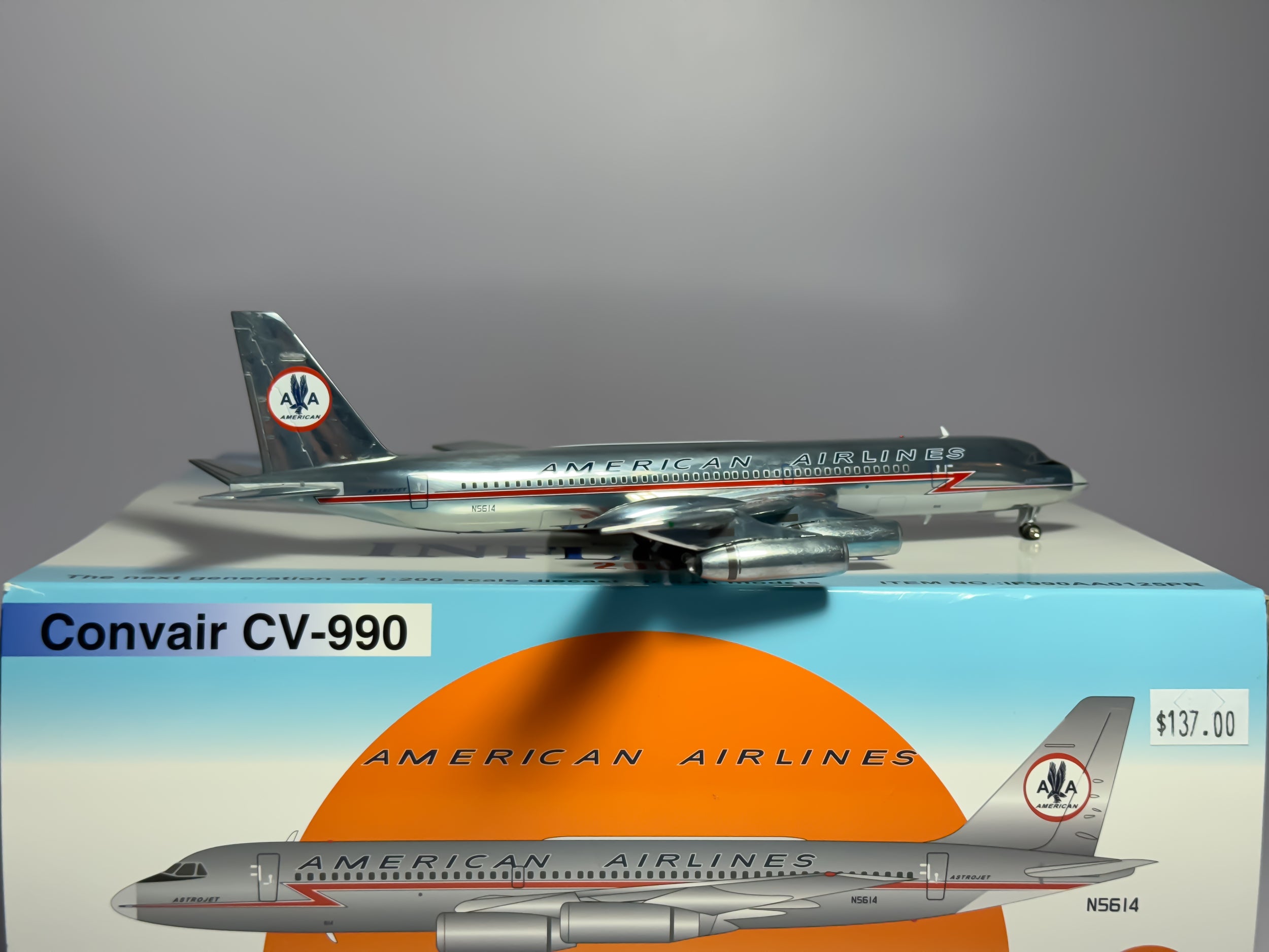 American Airlines Convair CV-990 1:200 Inflight200 N5614 (IF990AA0125PR)