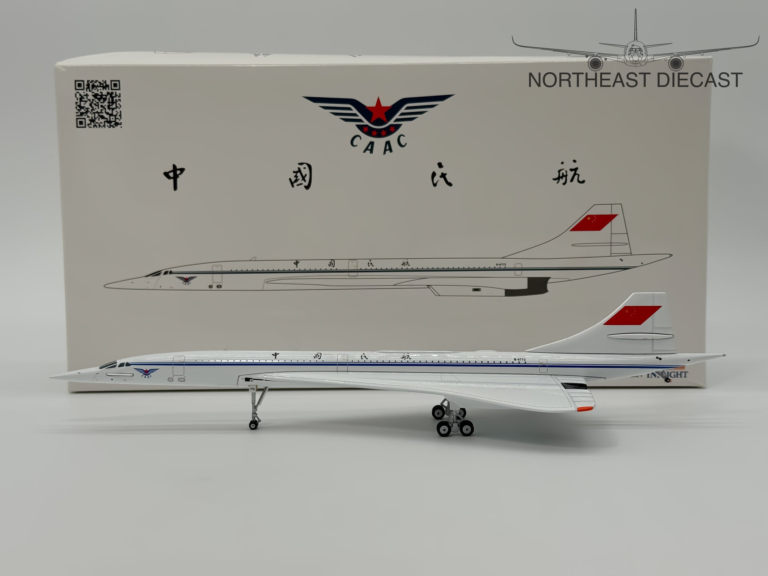 CAAC BAC Concorde 1:200 Inflight200 B-0772 (IFCONCCA001)