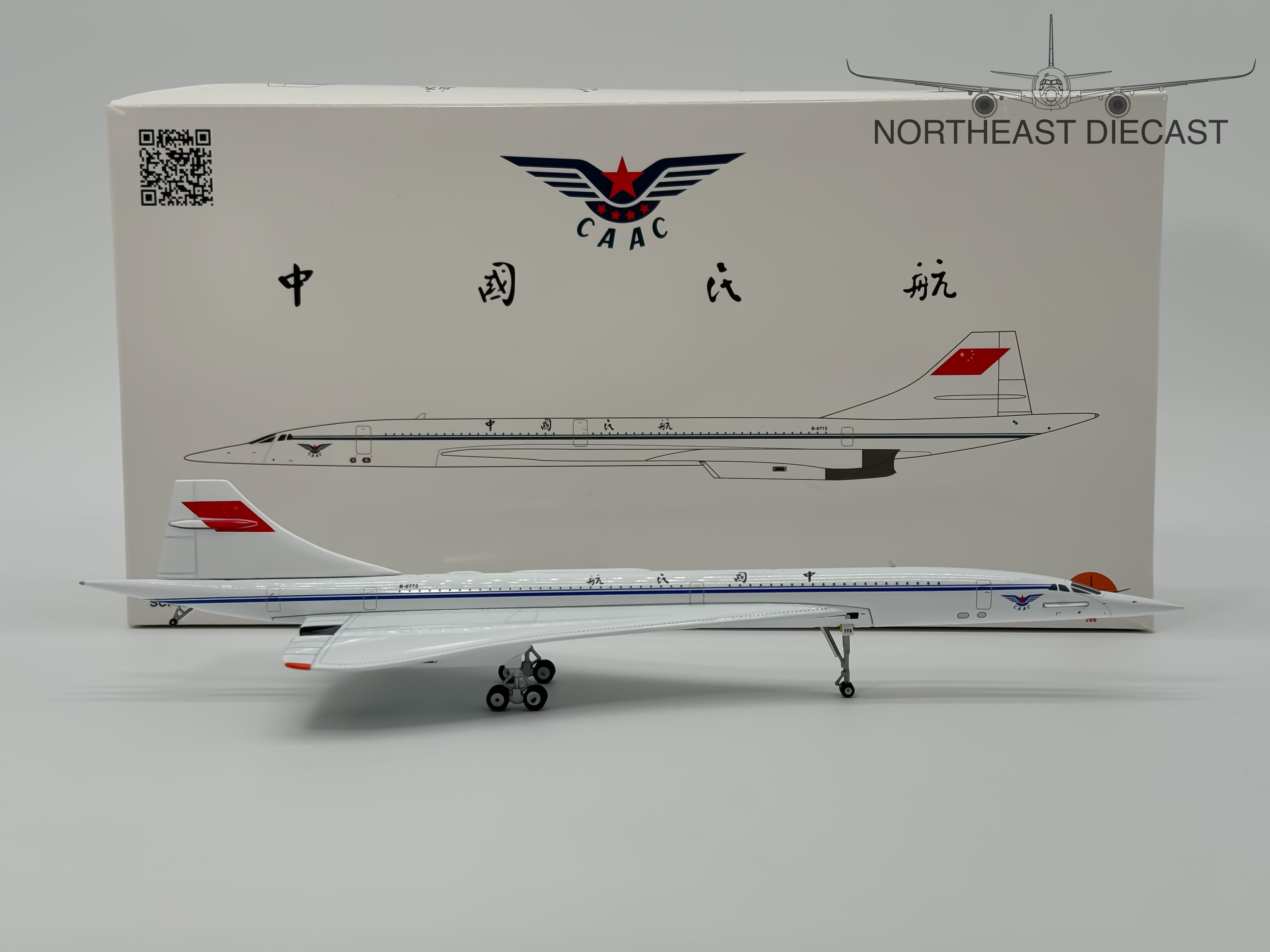 CAAC BAC Concorde 1:200 Inflight200 B-0772 (IFCONCCA001)