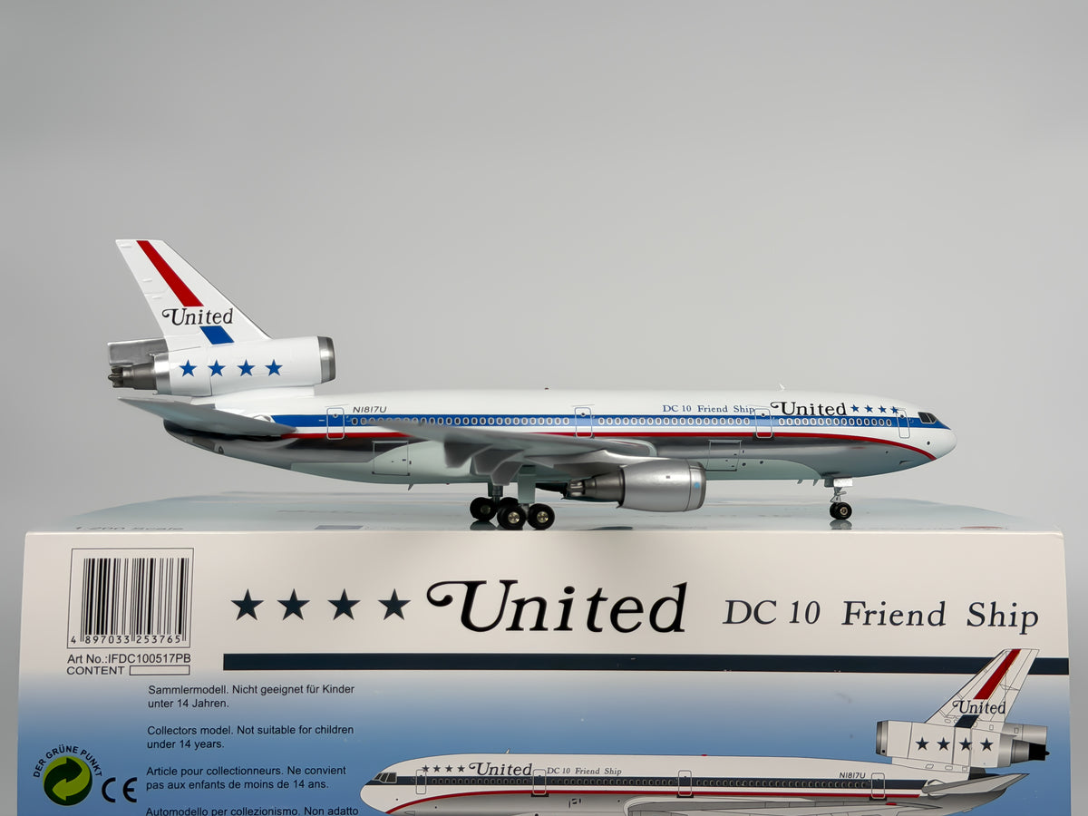 United Airlines McDonnell Douglas DC-10-10 1:200 InFlight200 N1817U (IFDC100517PB)