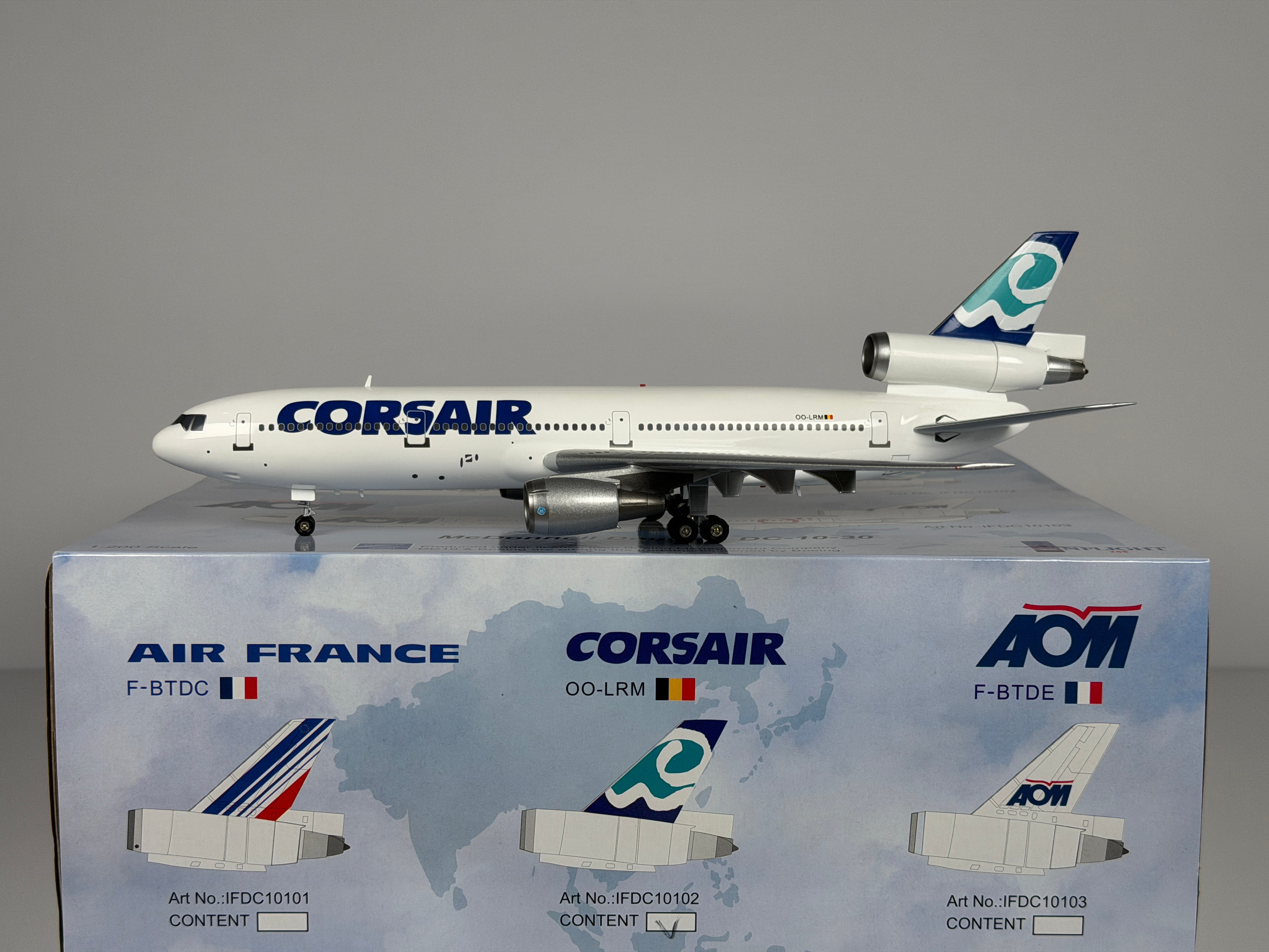 Corsair McDonnell Douglas DC-10-30 1:200 Inflight200 OO-LRM (IFDC10102)