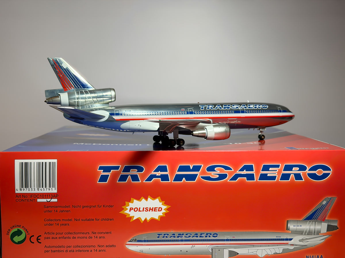 Transaero McDonnell Douglas DC-10-30 1:200 Inflight200 N141AA (IFDC101113AP)