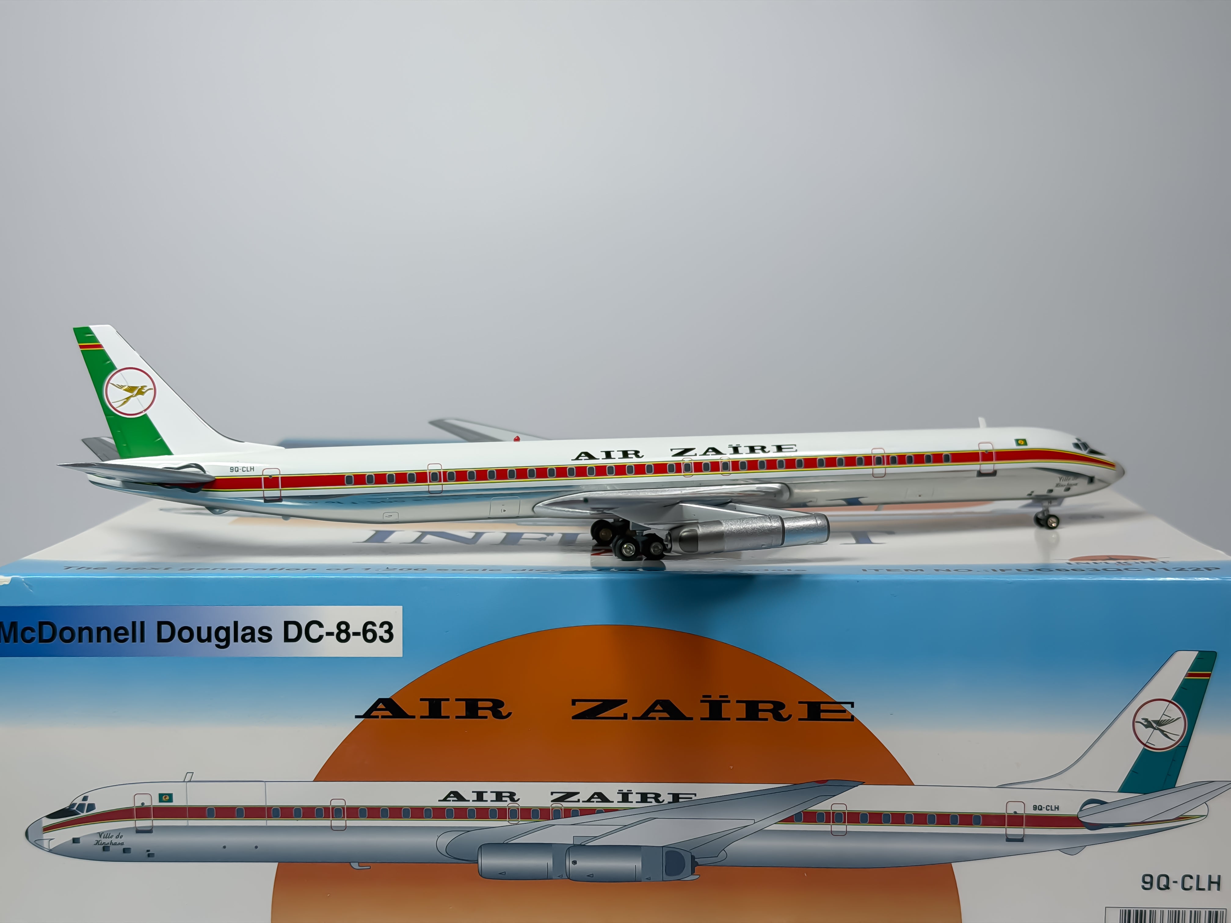 Air Zaïre Douglas DC-8-63 1:200 Inflight200 9Q-CLH (IFDC663QC1122P)