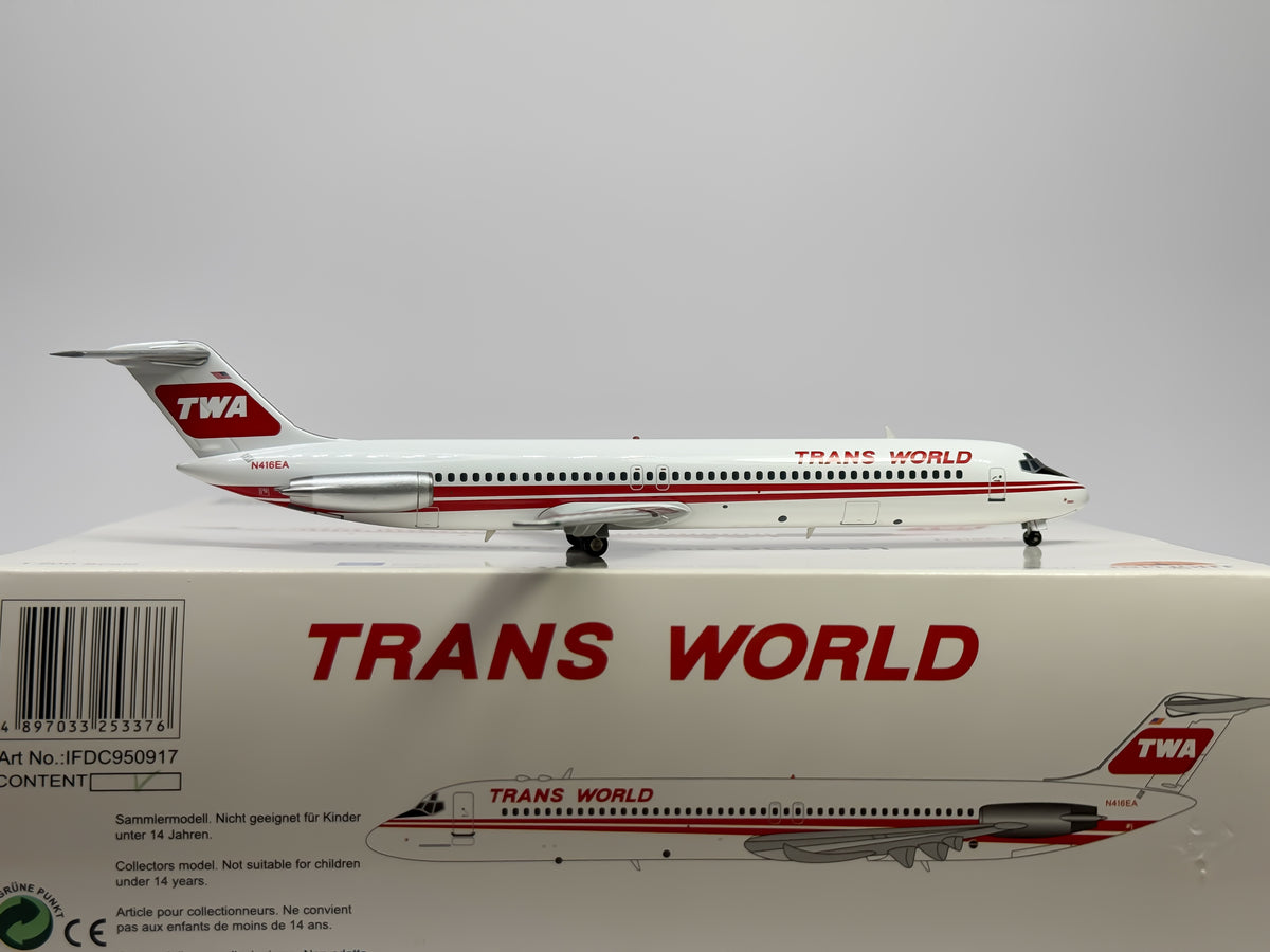 TWA Trans World Airlines Douglas DC-9-50 1:200 Inflight200 N416EA (IFDC950917)