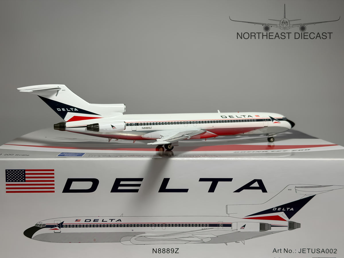 Delta Air Lines Boeing 727-200 1:200 Inflight200 N8889Z (IFJETUSA002P)