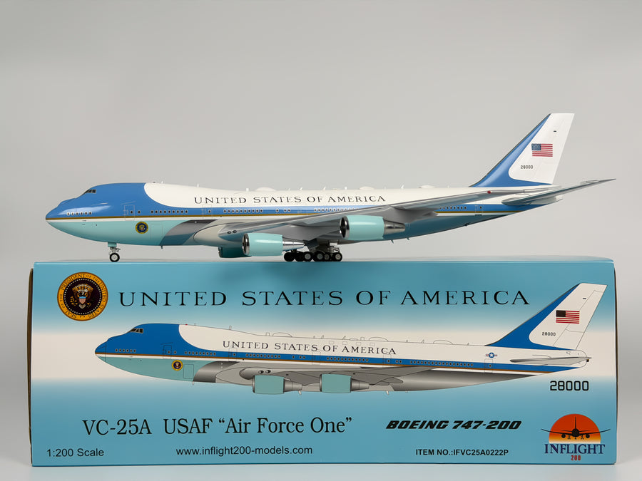 U.S Air Force (USAF) Boeing 747 (VC-25) 1:200 InFlight200 82-8000 (IFVC25A0222P)