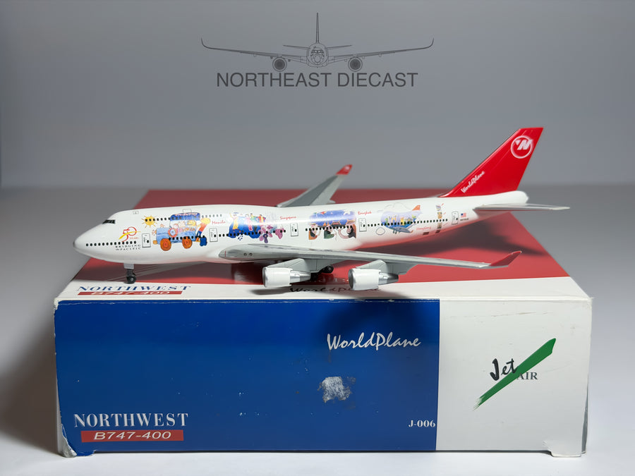 Northwest Airlines Boeing 747-400 1:400 Dragon Wings N670US (J-006)
