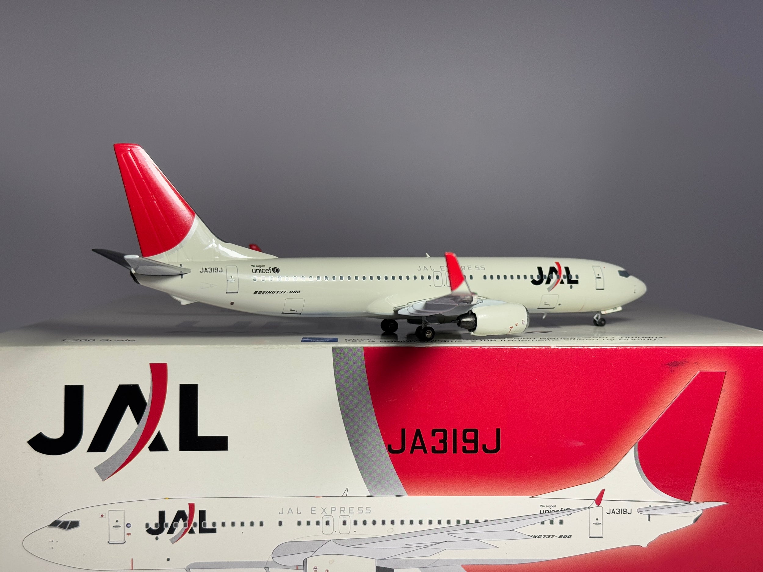 Aviation200 JAL Express Boeing 737-800 JA319J old scheme BBOX319